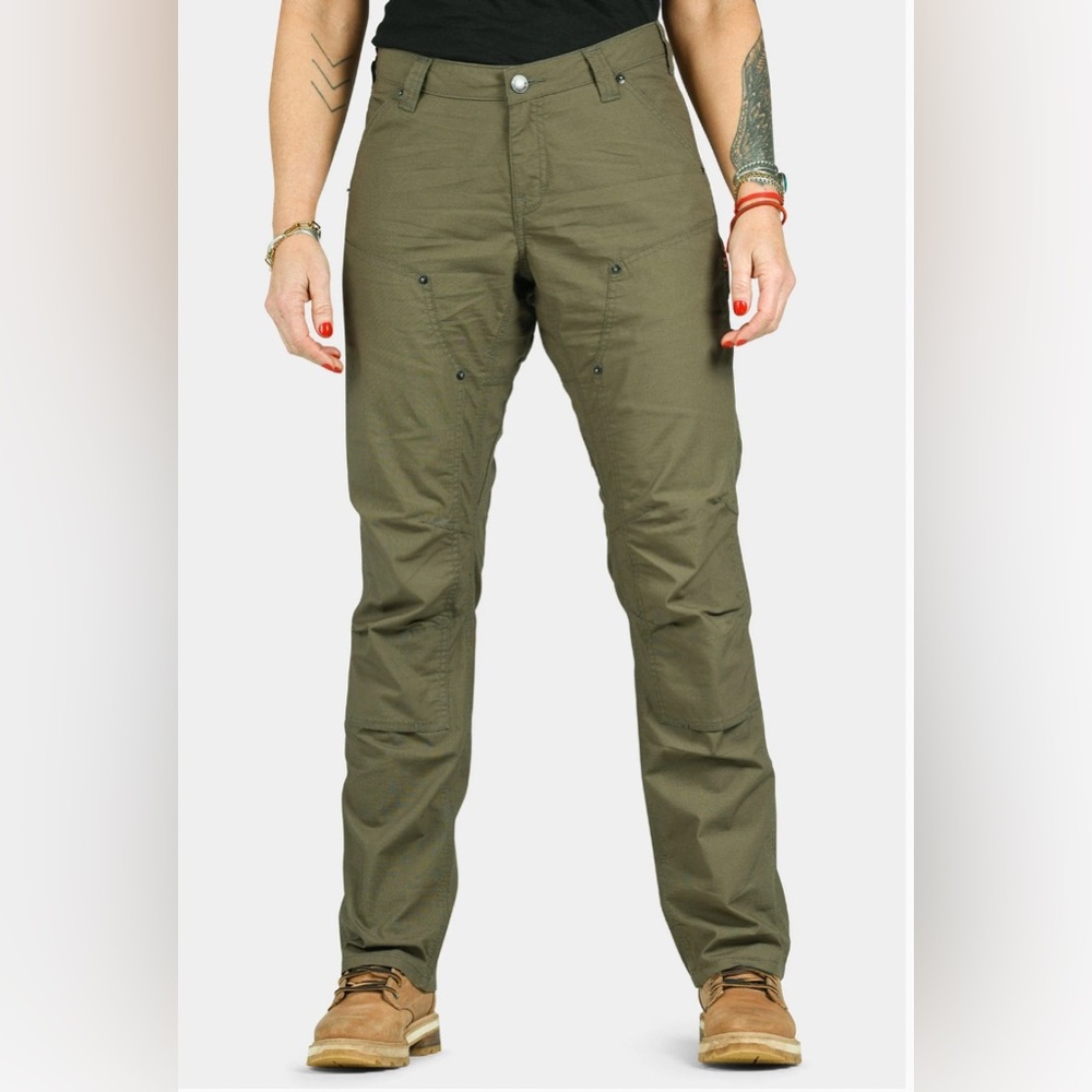 Dovetail Anna ultra light trail pant kelp green ripstop 8/28